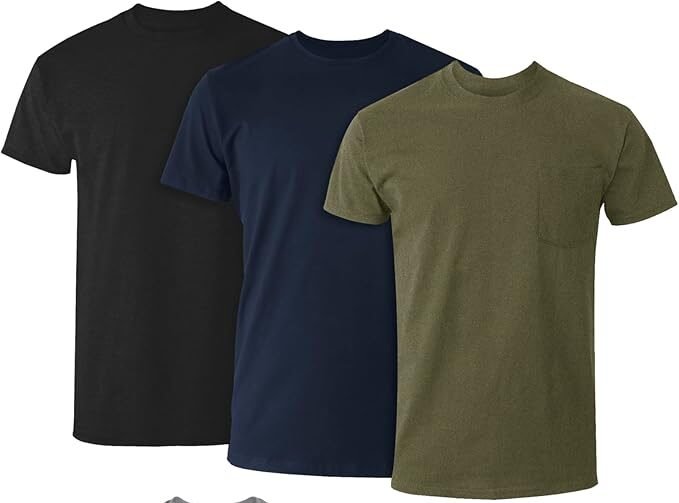 Hanes Men's Pocket T-Shirt Pack
