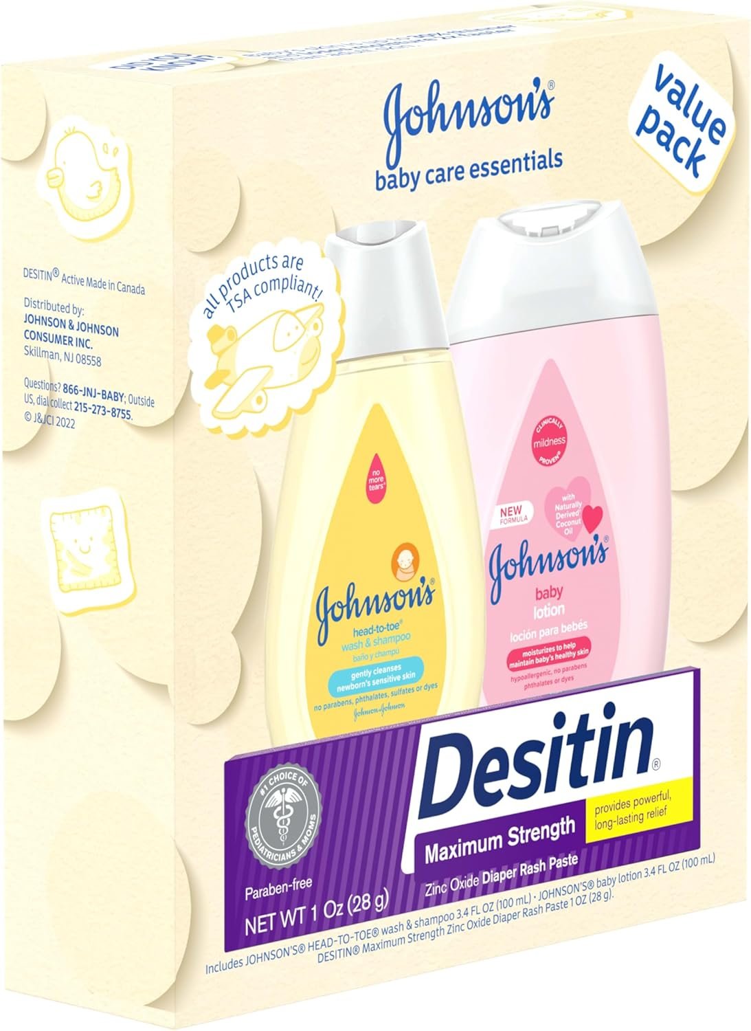 Johnson's Baby Care Essentials Gift Set