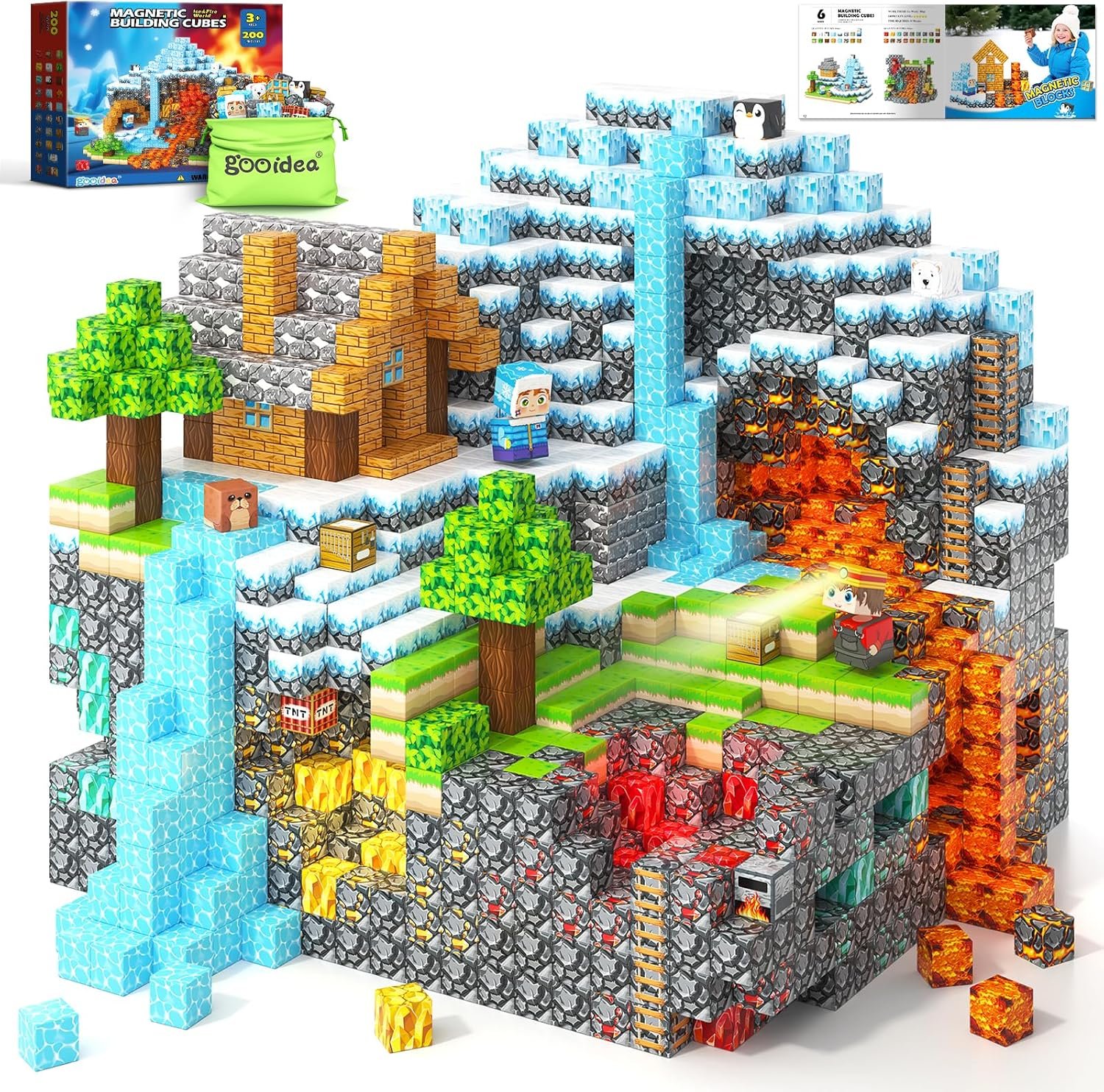 Magnetic Blocks - 200PCS