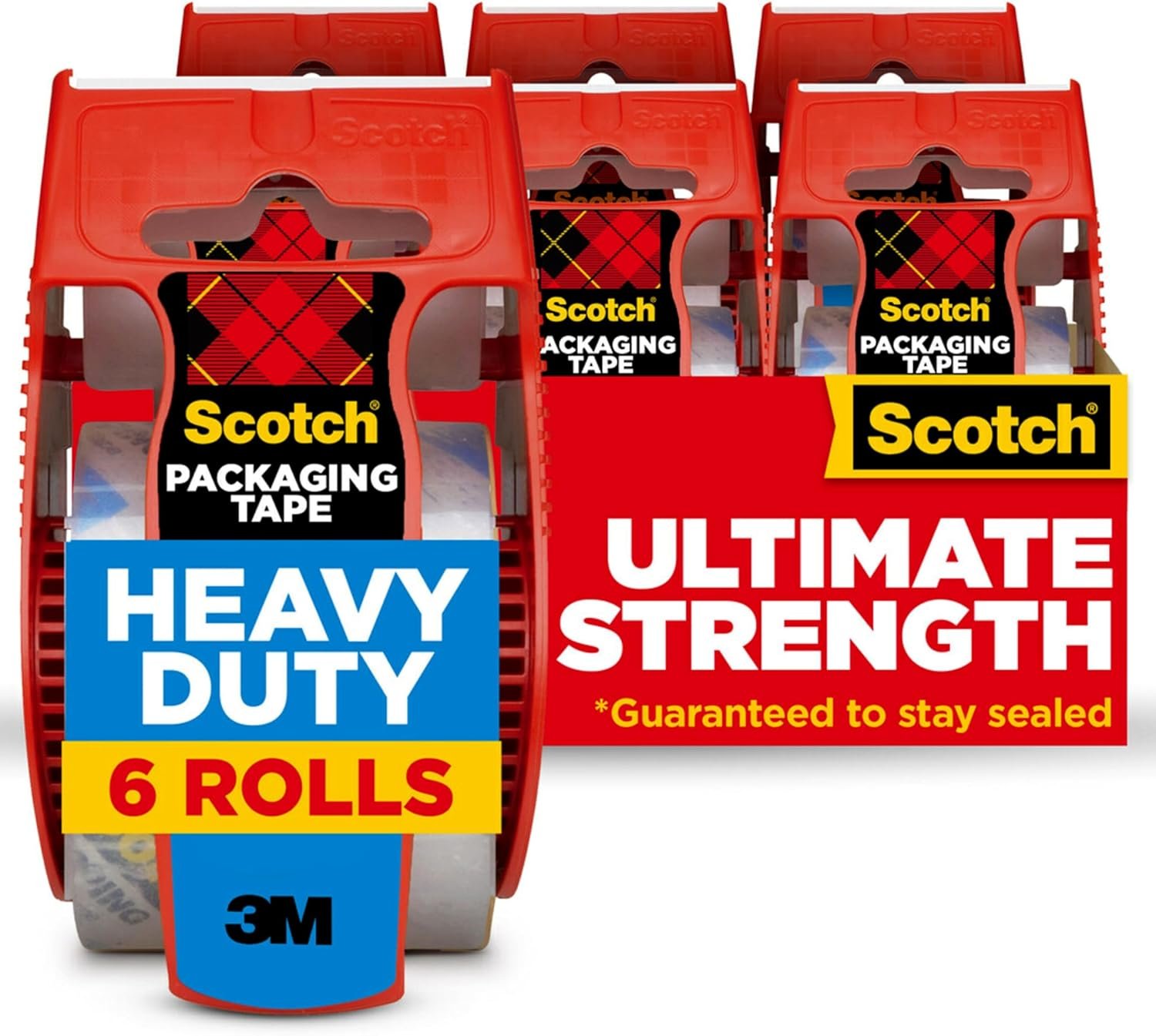 Scotch Heavy Duty Shipping Packing Tape